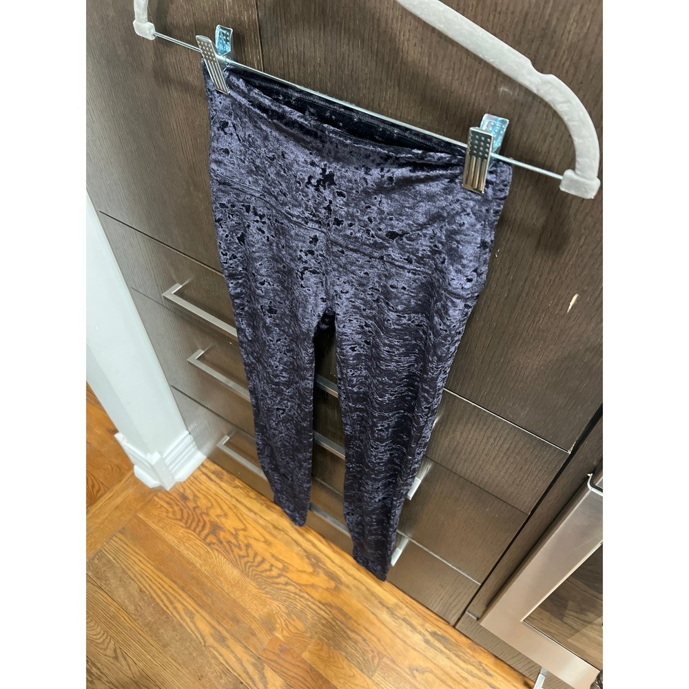 Lululemon Wunder Lounge High-Rise Tight 28" *Crushed Velvet black size 4
